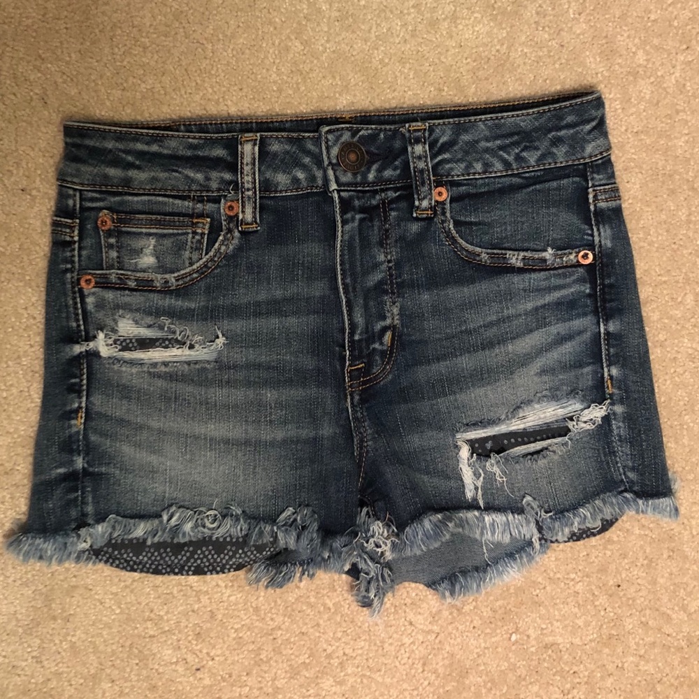 AMERICAN EAGLE DARK JEAN SHORT